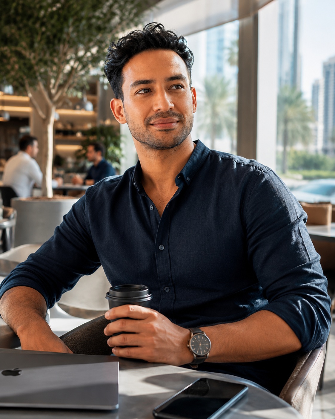 Vikrant Kaludi — CEO of Quadros Holdings, photographed in a professional setting